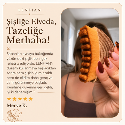 Lenfian™ - Doğal Yüz Lifting & Lenf Drenaj Fırçası