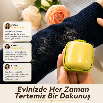 Lenfian™ Tekrar Kullanılabilir - Mini Tüy ve Toz Temizleme Rulosu